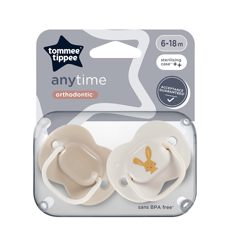 Tommee Tippee 6-18m Anytime Soothers Pacifiers