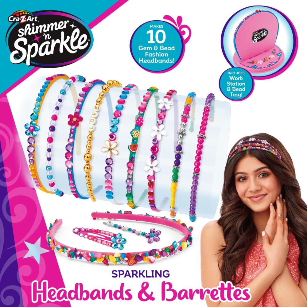 Cra-Z-Art Shimmer N Sparkle Sparkling Headbands & Barrettes