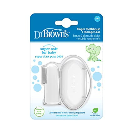 Dr. Brown's Silicone Finger Toothbrush with Case