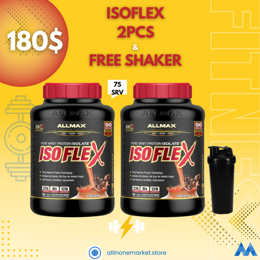 Allmax Isoflex 2Pcs + Shaker Free