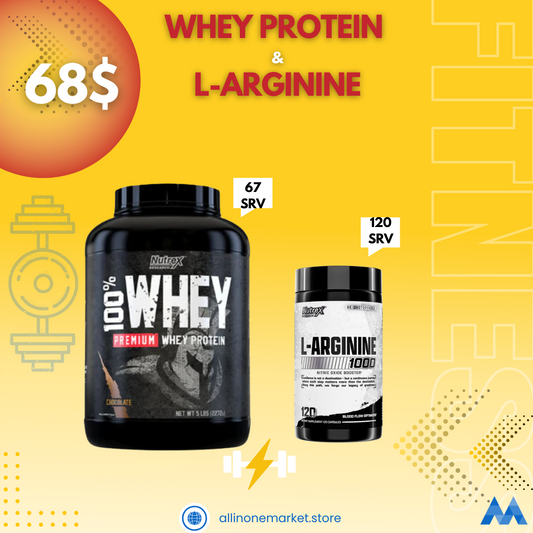 Nutrex Whey Premium Protein +Nutrex L-Arginine