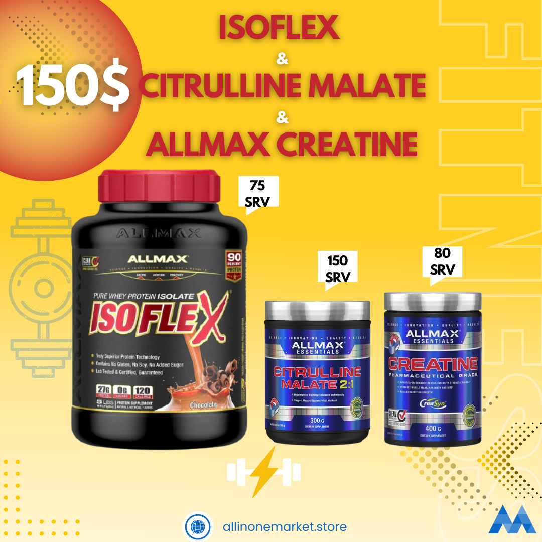 Allmax Isoflex + Allmax Creatine + Allmax Citrulline Malate