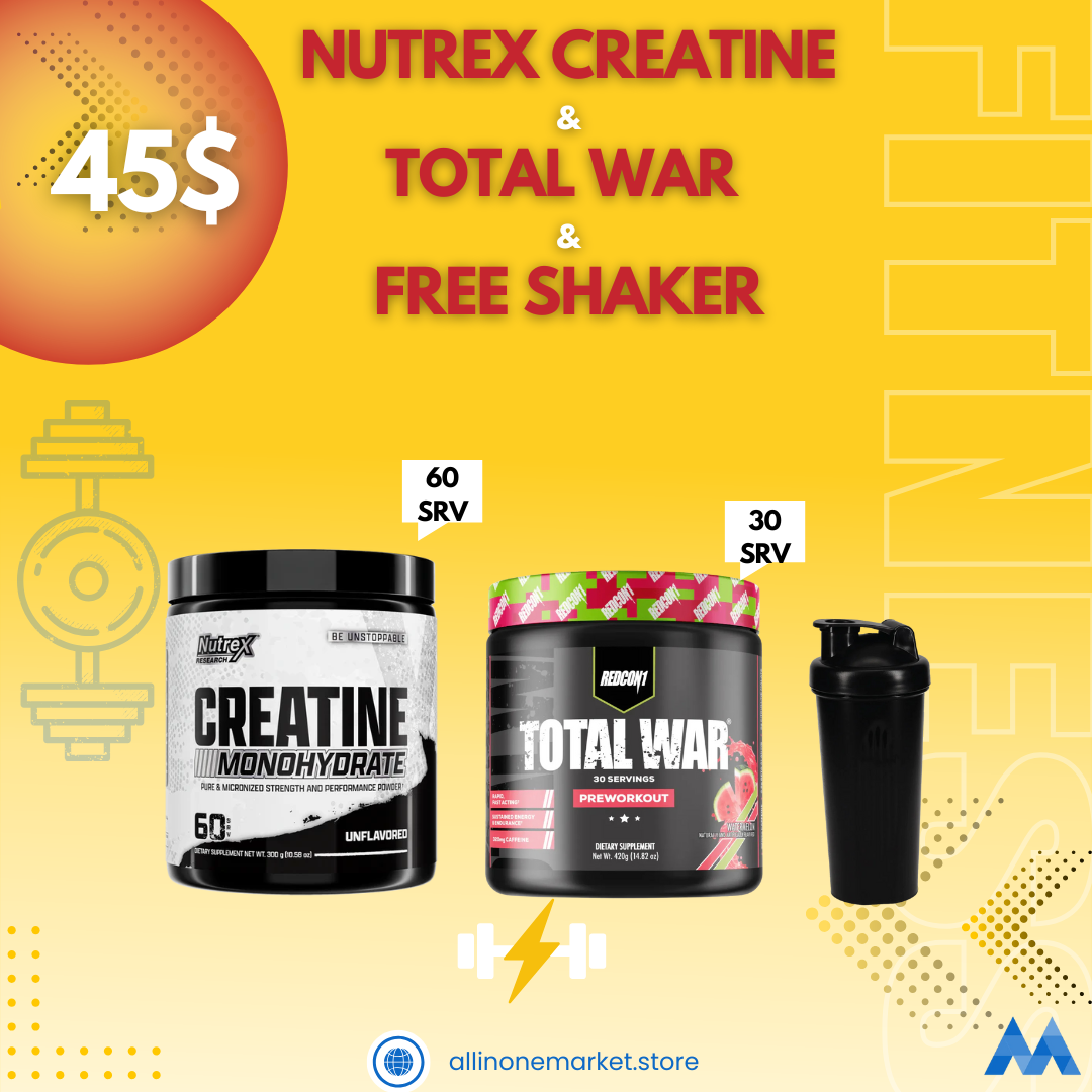 Total War + Nutrex Creatine & Free Shaker