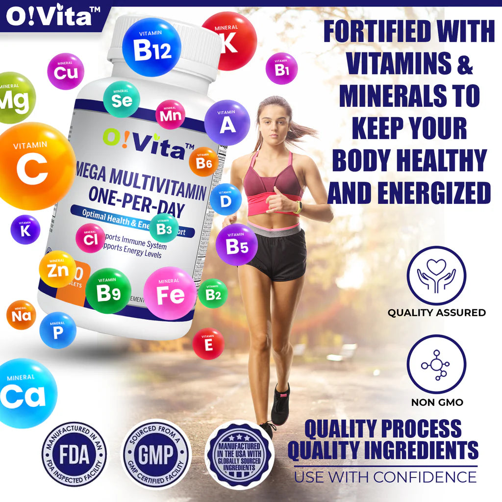 O!VITA Mega Multivitamin One-per-Day 30 Tablets