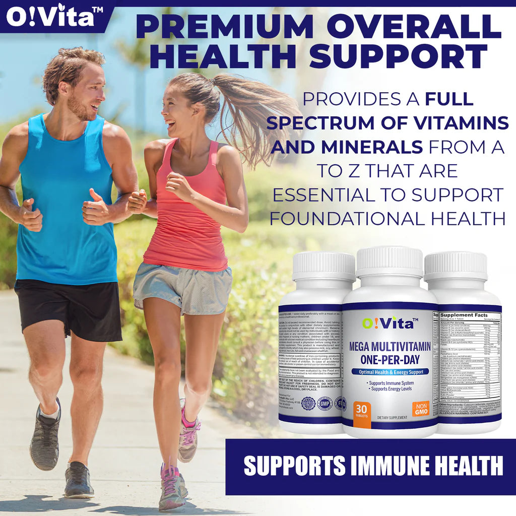 O!VITA Mega Multivitamin One-per-Day 30 Tablets