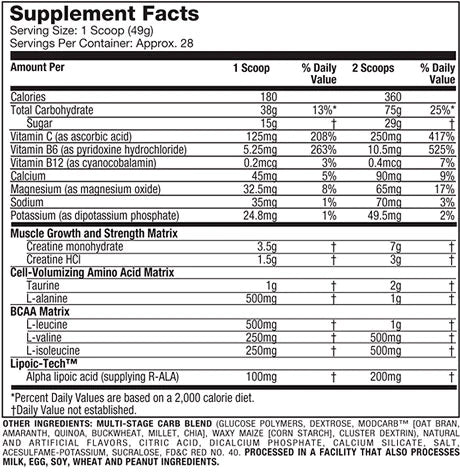 MuscleTech Cell Tech 3Lbs 28srv