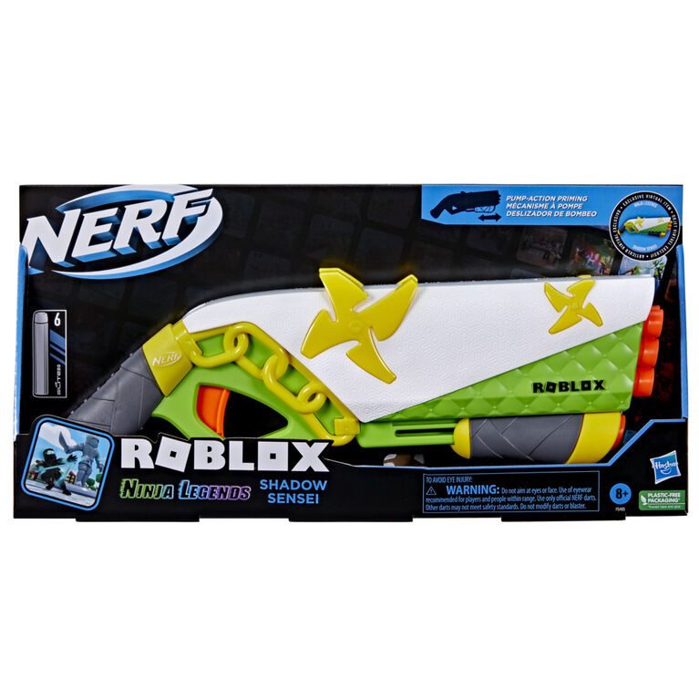Hasbro Nerf – Roblox Ninja Legends Shadow Sensei Dart Blaster
