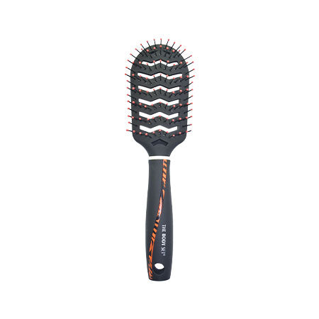 The Body Set Hair Brush with Rubber Coating