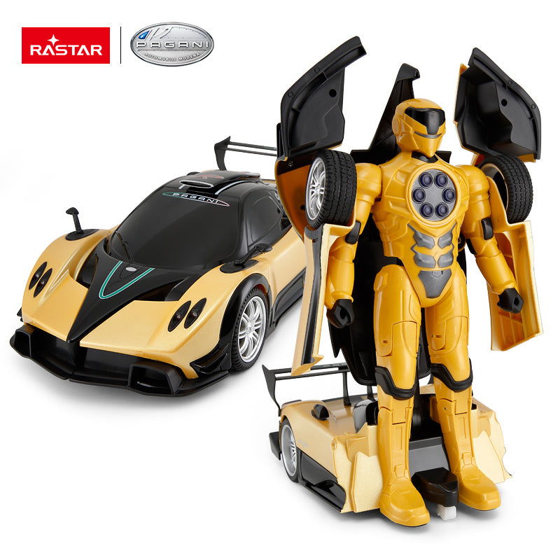 Rastar R/C Pagani Transformable car 2 4G YELLOW – rechargeable battery
