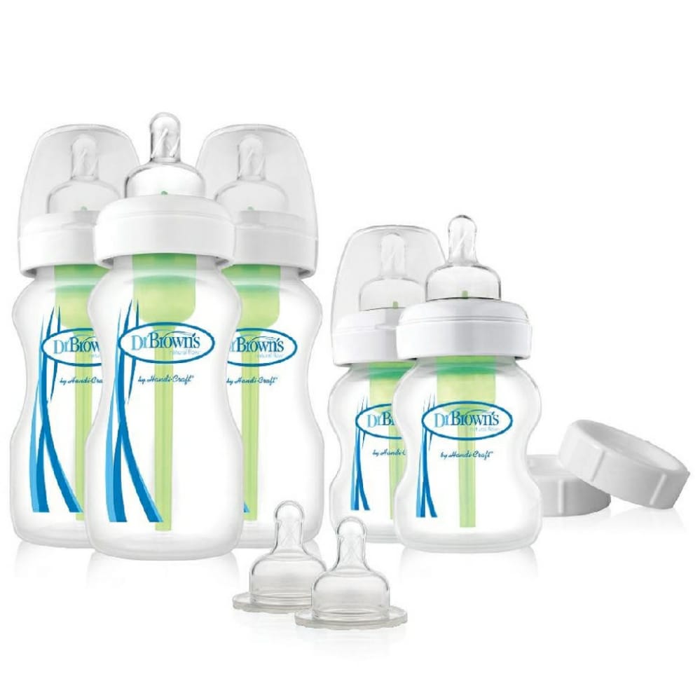 Dr. Brown's Natural Flow Anti-Colic Options+ Wide-Neck Feeding Set