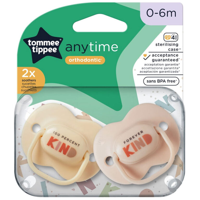 Tommee Tippee 0-6m Anytime Soothers Pacifiers