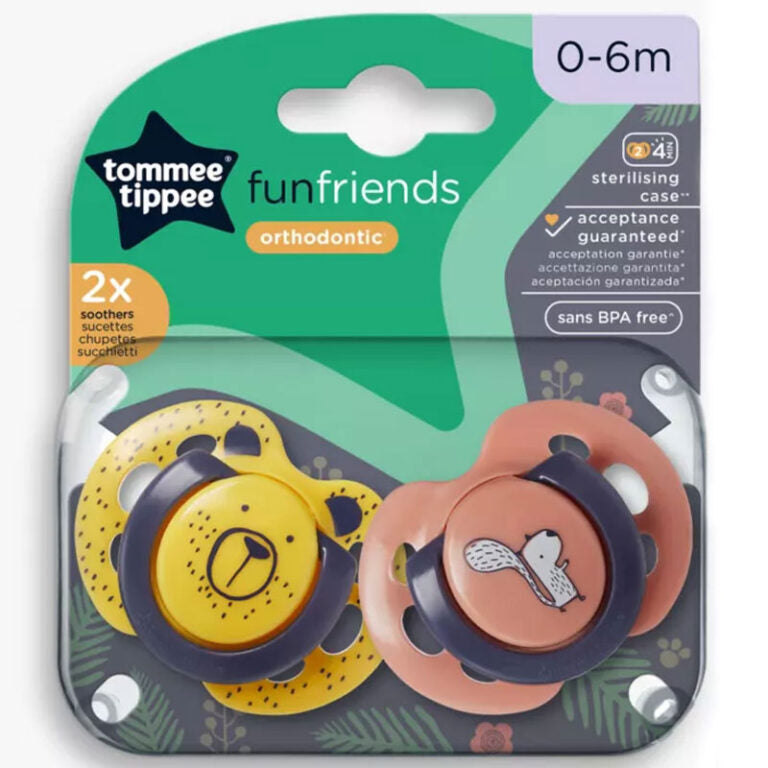 Tommee Tippee Fun Friends Soother, 0-6 Months