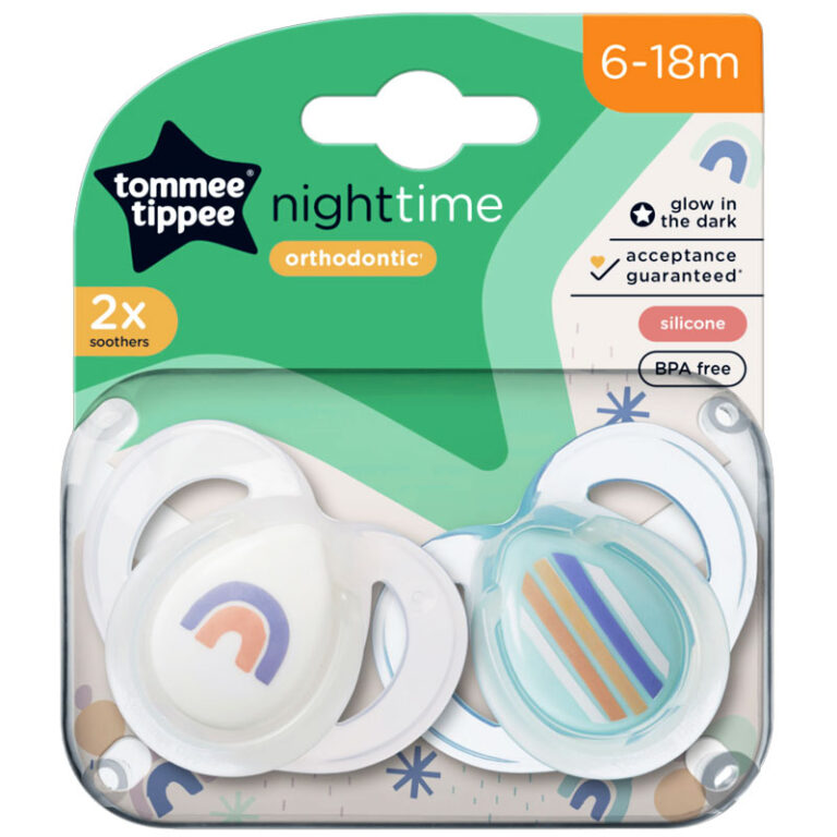 Tommee Tippee 6-18m Night Time Soothers Pacifiers
