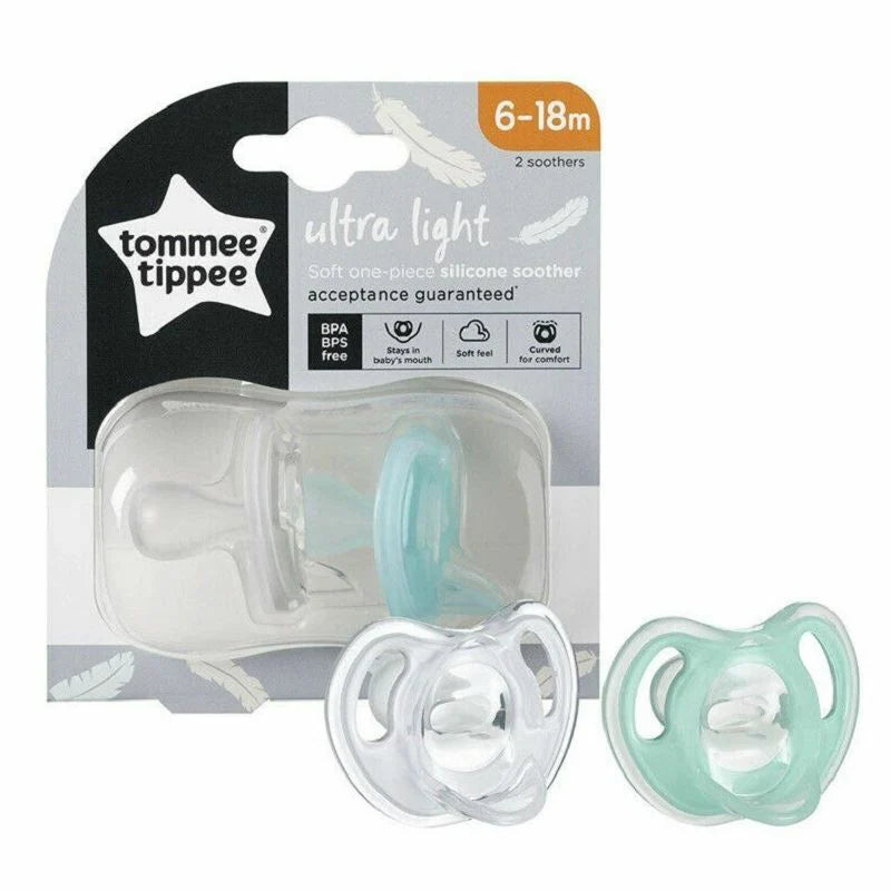 Tommee Tippee Ultra Light Sootther 2 X 6-18M