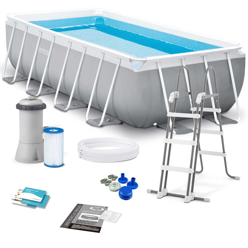 Intex Prism Rectangular Frame Pool (4m x 2m x 1.22m)