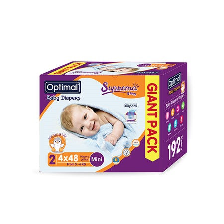 Optimal Baby Diaper Giant Pack Mini(3-6kg) BABY DIAPER