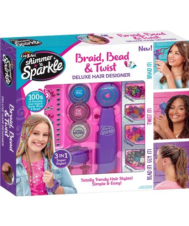 Cra-Z-Art Shimmer n Sparkle Braid Bead and Twist Deluxe Hair Designer