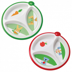 Dr. Brown's Designed To Nourish Divided Plate, Set of 2