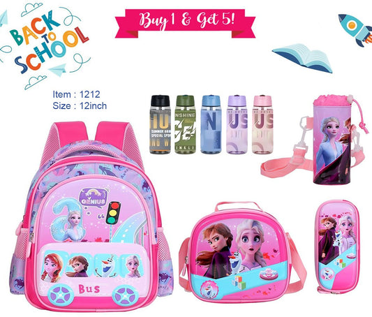 Character Backpack 30cm 5pcs Set