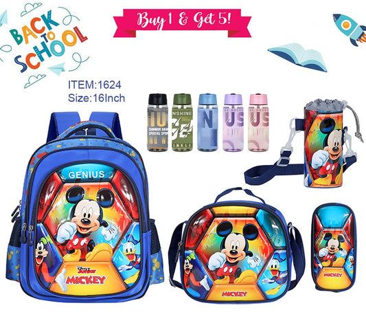 Character Backpack 41cm 5pcs Set