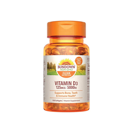 Sundown Vitamin D3 5000 IU  150 Softgels