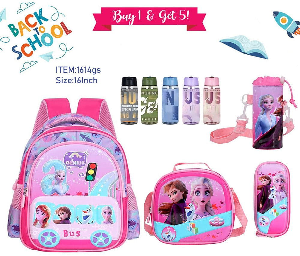 Character Backpack 41cm 5pcs Set