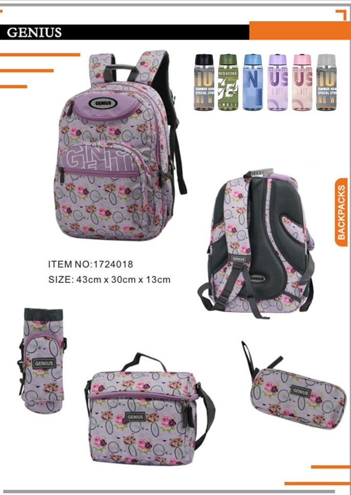 Backpack 43cm 5pcs Set