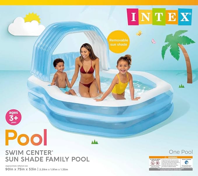 intex Swim Center Sunshade Family Pool