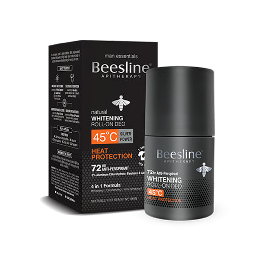 Beesline Men Whitening Roll-On Deo - 45°C - Heat Protection