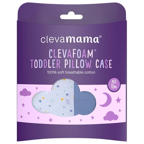Clevamama Toddler Pillow Case - Blue