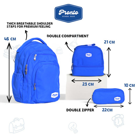 Backpack 46cm 3pcs Set