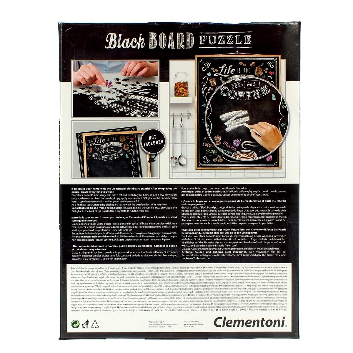 Clementoni Puzzle Blackboard Coffee 1000 pcs
