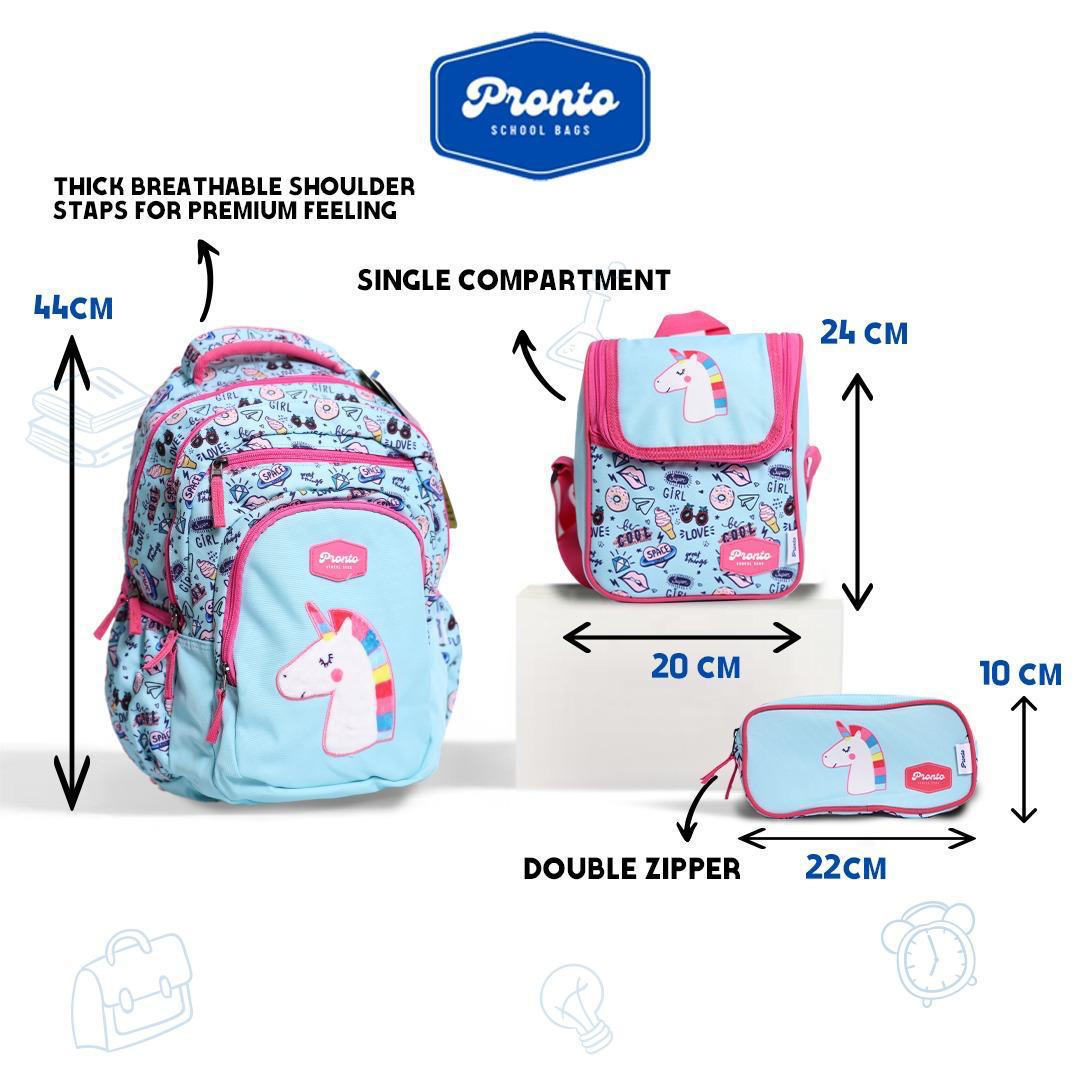 Backpack 44cm 3pcs Set