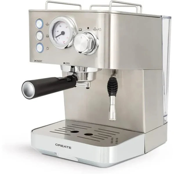 CREATE Thera Classic, Espresso Coffee Make- Stainless Steel