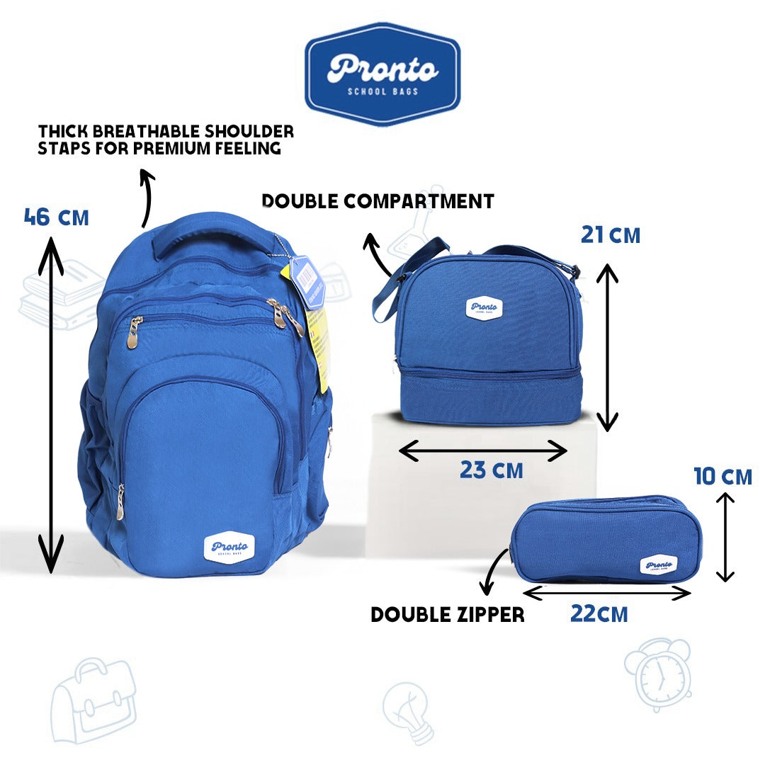 Backpack 46cm 3pcs Set