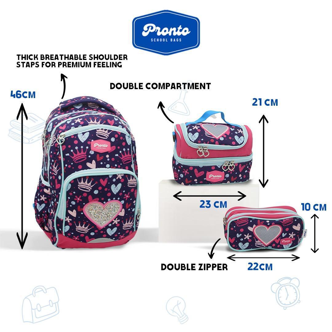 Backpack 46cm 3pcs Set