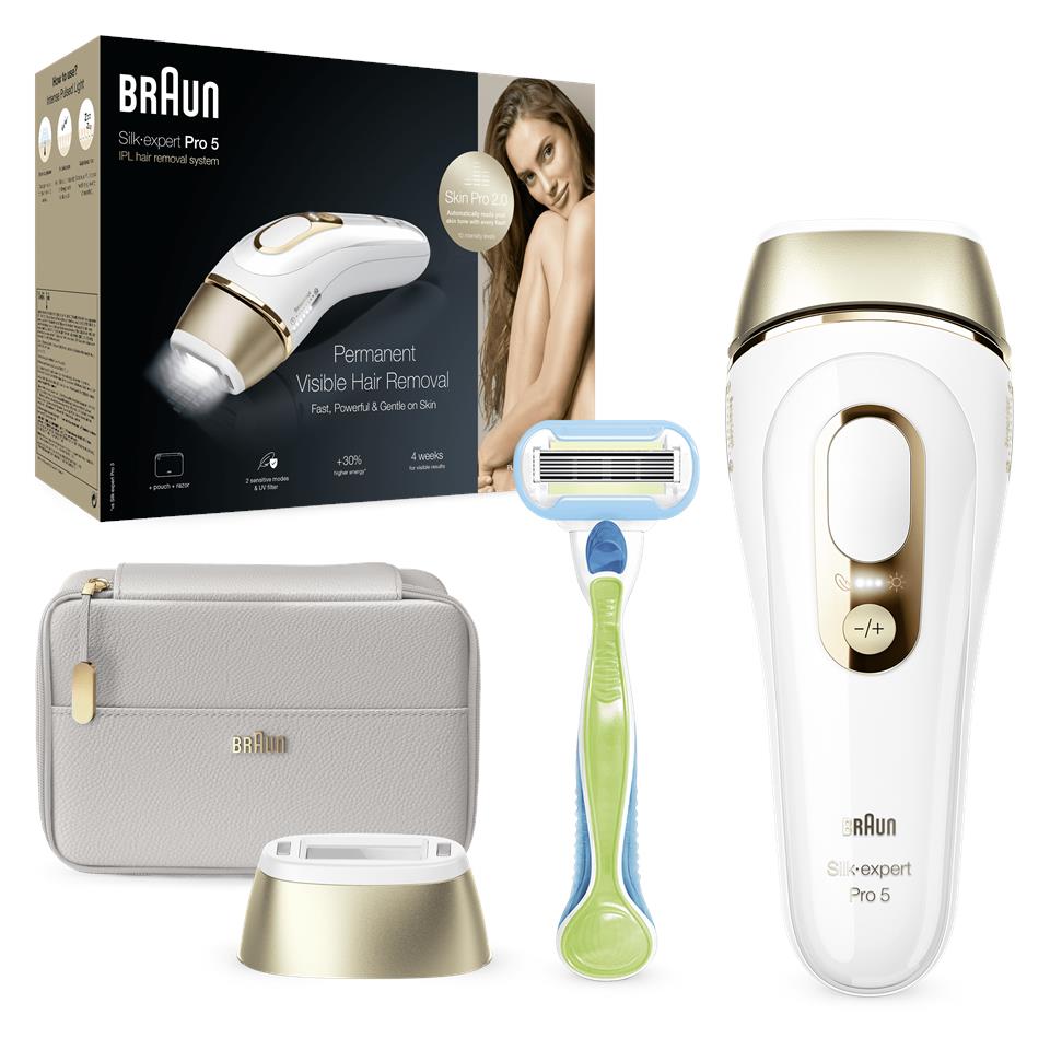 Braun IPL Silk-Expert Pro 5, Wht/Gold Box AP