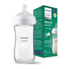 Avent Natural Glass Feeding Bottle 3m+ 240ml