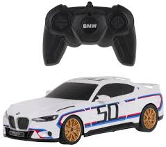 Rastar RC BMW 3.0 CSL Kids Toy Car with Remote Control White 92800 1:14 Scale