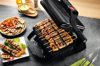 TEFAL OptiGrill Contact Grill, 2000w Black