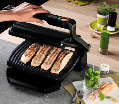 TEFAL OptiGrill Contact Grill, 2000w Black