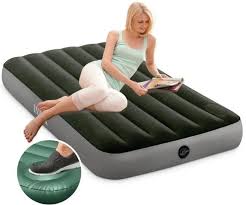 Intex Downy inflatable mattress with foot inflator