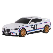 Rastar RC BMW 3.0 CSL Kids Toy Car with Remote Control White 92800 1:14 Scale