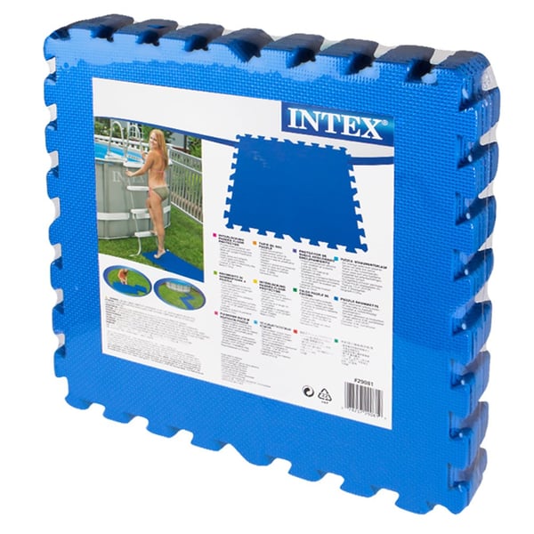 Intex floor tiles L50 x B50 cm (blue) - set of 8 pieces