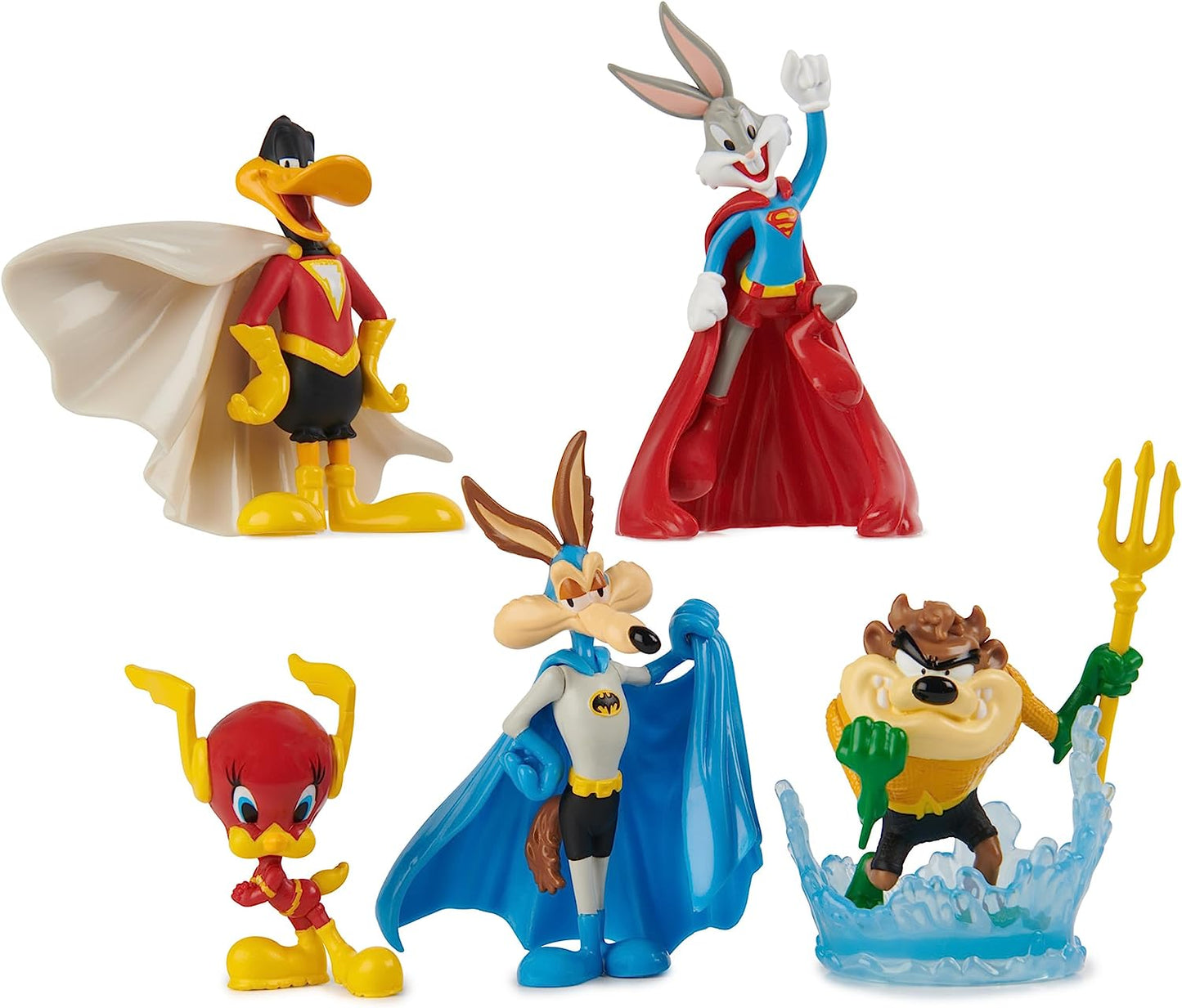 Spin Master DC Comics, Looney Tunes Mash-Up 4-Inch Figure 5- Pack