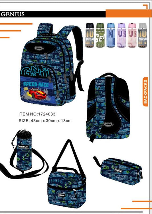 Backpack 43cm 5pcs Set