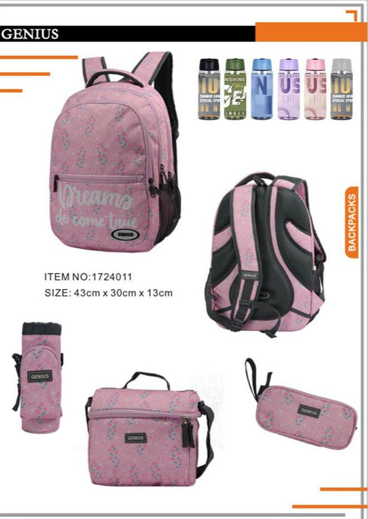 Backpack 43cm 5pcs Set