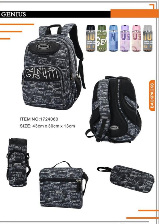 Backpack 43cm 5pcs Set