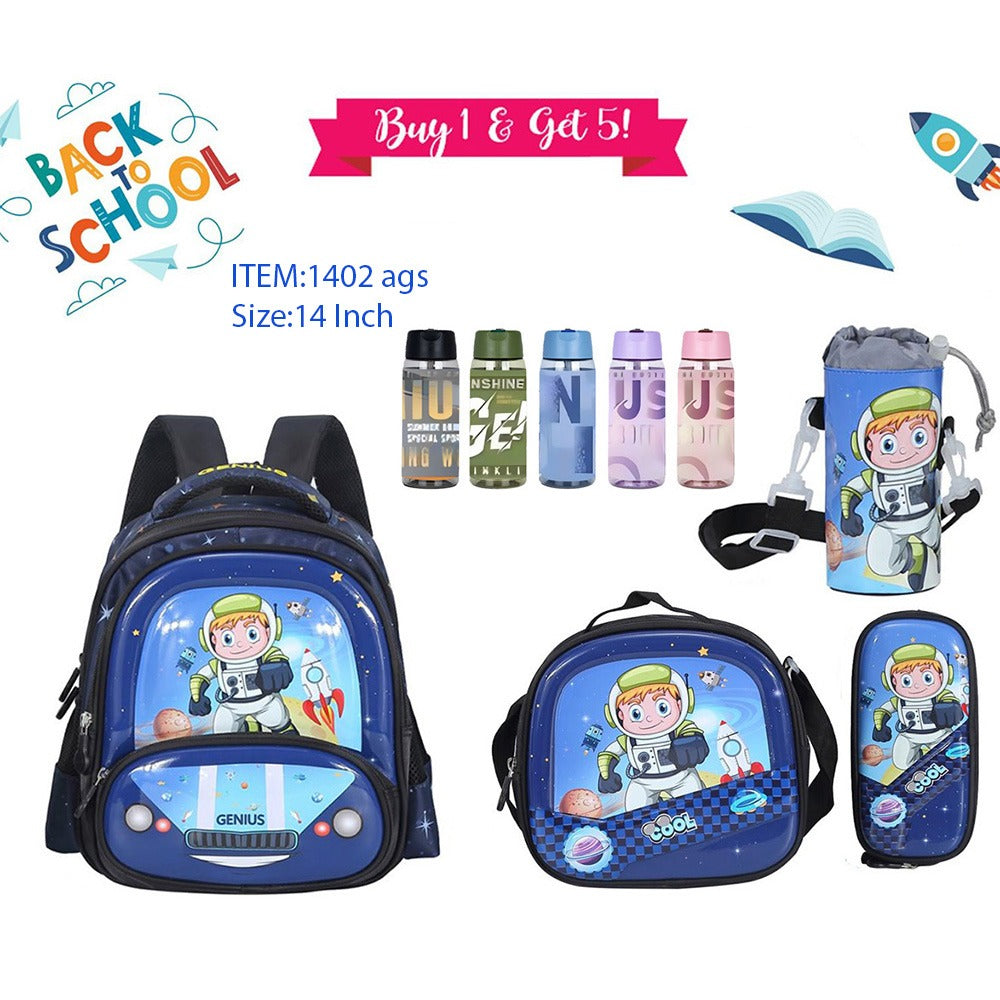 Character Backpack 36cm 5pcs Set