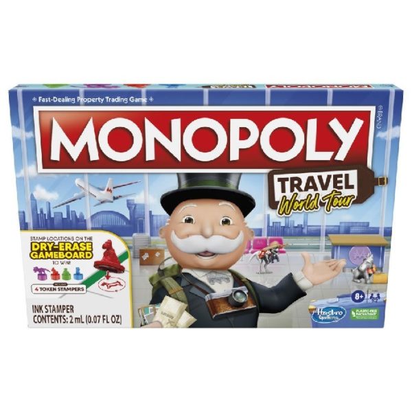 Hasbro Games Monopoly Travel World Tour